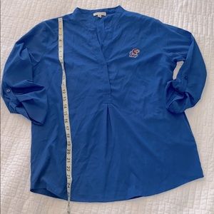 KU-University of Kansas Jayhawks-blouse Small